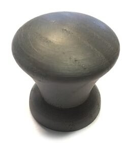 Bouton de Meuble « Campagne Chic » – Noir Délavé – ⌀ 30 mm (Lot de 2)