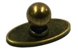 Bouton de Meuble – Laiton Vieilli – ⌀ 30mm (Lot de 2)