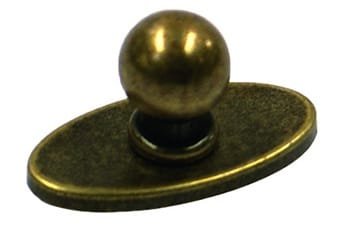 Bouton de Meuble - Laiton Vieilli - ⌀ 30mm (Lot de 2)