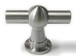 Bouton de Meuble – Nickel Mat Brossé – ⌀ 45mm (Lot de 2)