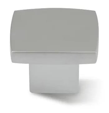 Bouton de Meuble "Contemporain" - Chrome Mat - 26x26mm (Lot de 2)