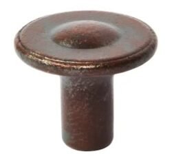 Bouton de Meuble – Aspect Rouillé – ⌀ 30mm (Lot de 2)