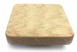 Bouton de Meuble – Chêne Brut – 72x72mm (1 pièce)