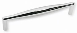 Poignée de Meuble « Contemporain » – 128mm d’Entraxe – Chrome Brillant Poli (Lot de 2)
