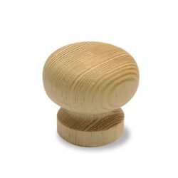 Bouton de Meuble – Bois Brut – ⌀ 37mm (Lot de 2)