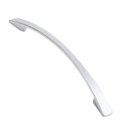 Poignée de Meuble « Contemporain » – 128mm d’Entraxe – Chrome Mat (Lot de 2)