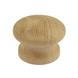 Bouton de Meuble – Chêne Brut – ⌀ 55mm (1 pièce)