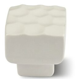 Bouton de Meuble – Porcelaine Blanc – 32x32mm (Lot de 2)