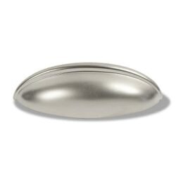 Poignée de Meuble Coquille – 64mm d’Entraxe – Chrome Mat (Lot de 2)