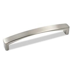 Poignée de Meuble – 128mm d’Entraxe – Nickel Brossé (Lot de 2)