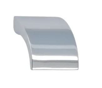 Bouton de Meuble en finition Chrome Brillant Poli dont les dimensions sont 30 mm x 22 mm. Sa couleur est argentée