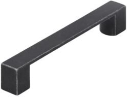 Poignée de Porte « Chic » – 128mm d’Entraxe – Noir (Lot de 2)