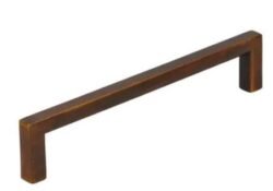 Poignée de Meuble – 128mm d’Entraxe – Laiton Noir Brossé (Lot de 2)