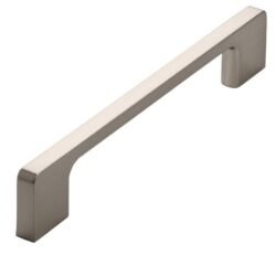 Poignée de Meuble – 160mm d’Entraxe – Nickel Mat Brossé (Lot de 2)