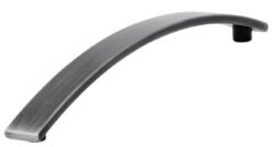 Poignée de Meuble – 160mm d’Entraxe – Fer Noir Brossé (Lot de 2)