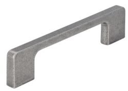 Poignée de Meuble – 128mm d’Entraxe – Fer Vieilli (Lot de 2)