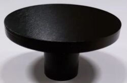 Bouton de Meuble – Noir – ⌀ 60mm (1 pièce)