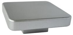 Bouton de Meuble – Bois Argenté – 72x72mm (1 pièce)